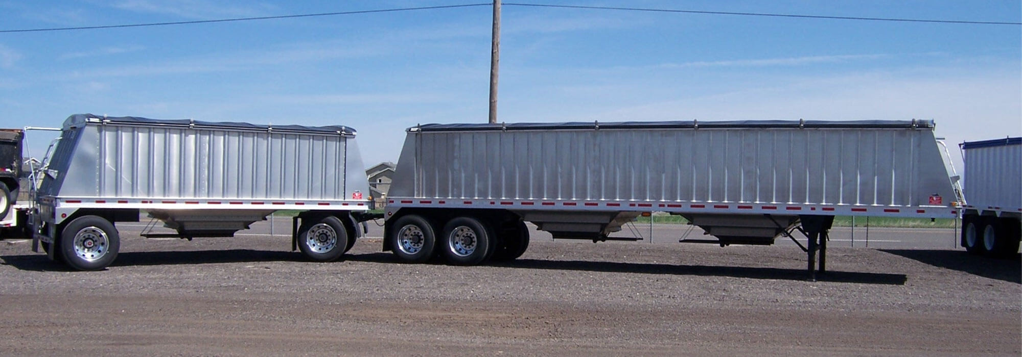 Line of Trailers